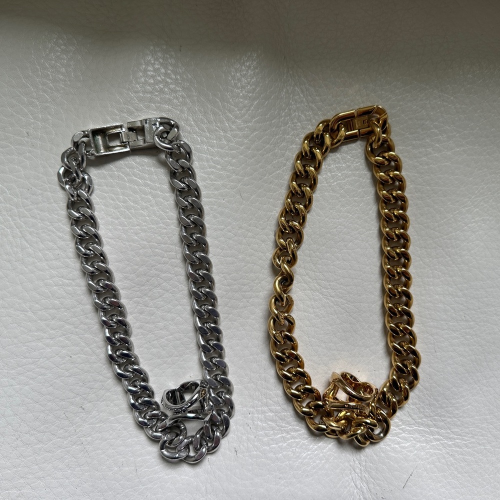 Michael Kors Chain Link Ring/Gold/Size 7/MKJ1150/From Fall 2011 Collection